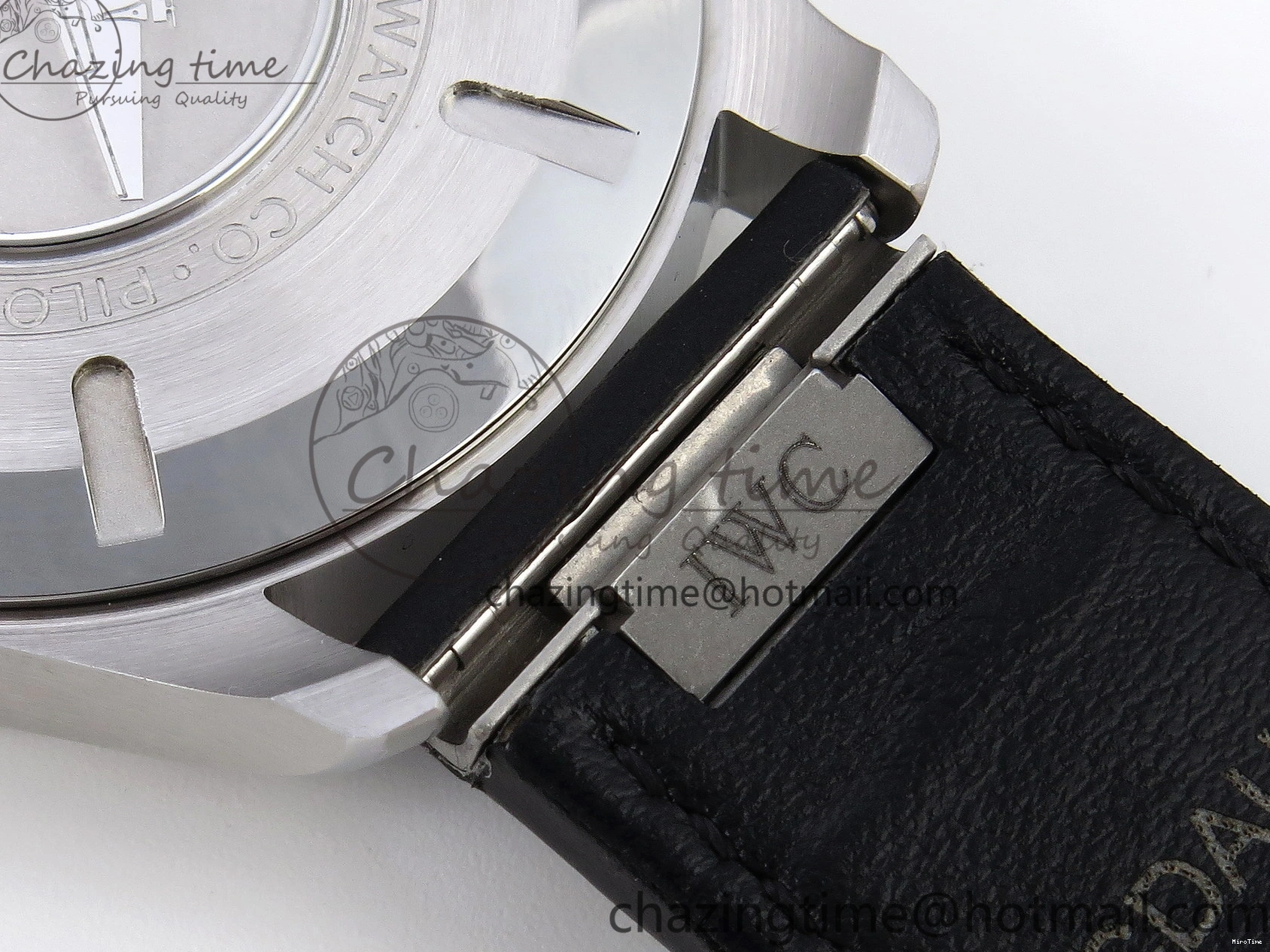 MIROTIME 0331 Pilot Mark XX IW328201 ZF 1:1 Best Edition Black Dial on Black Leather Strap A Affordable 7028